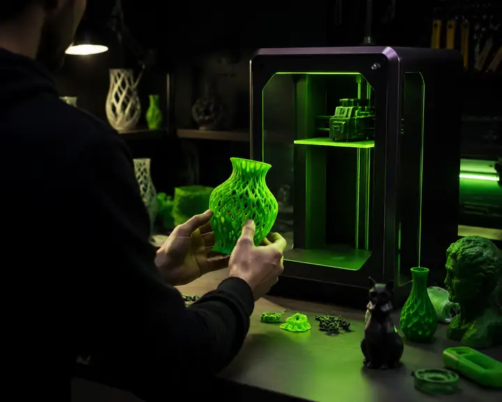 Generiertes 3D-Modell, bereit zum Drucken
