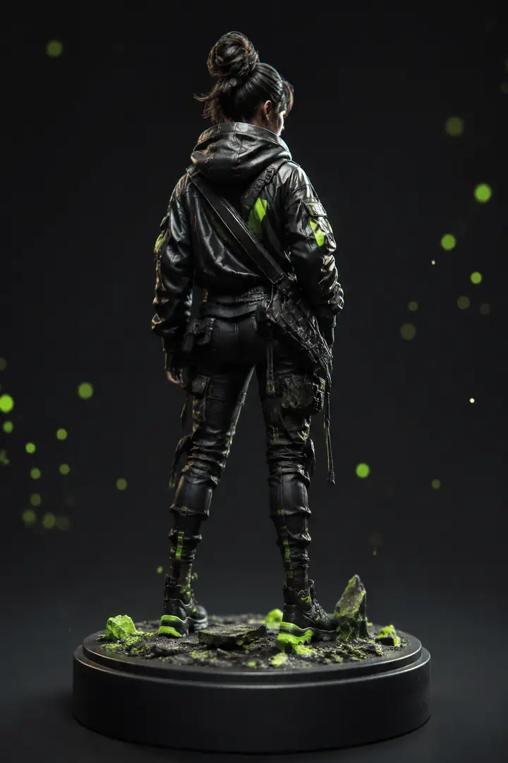 Vorlage für eine realistische Figur