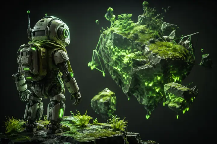 Beispiel für ein 3D-Modell eines Roboterforschers